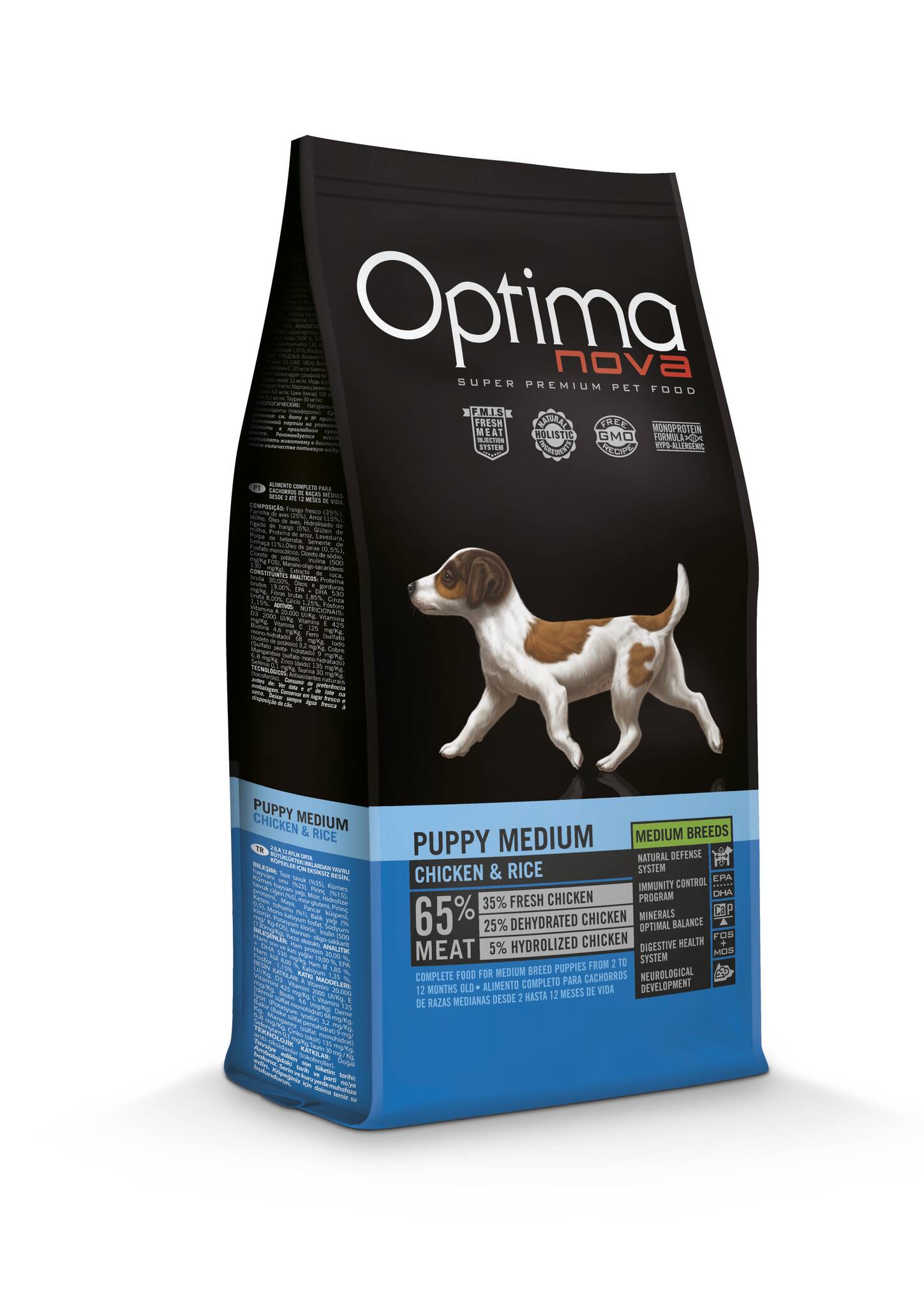 1 (5) Optima Nova PUPPY MEDIUM CHICKEN & RICE - Image 1