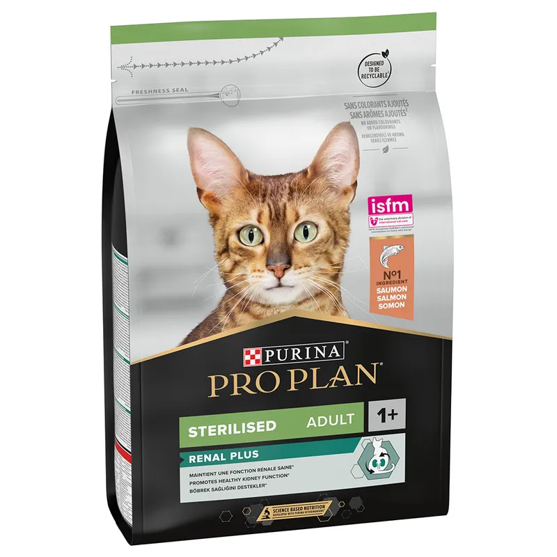 84271_pla_purina_proplan_sterilised_reichlachs_3kg_hs_01_6 PURINA PRO PLAN Sterilised Adult Renal Plus Σολομός - Image 1