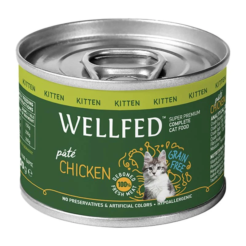 0023051_1709133048_1 Wellfed Kitten Κοτόπουλο σε Πατέ - Image 1