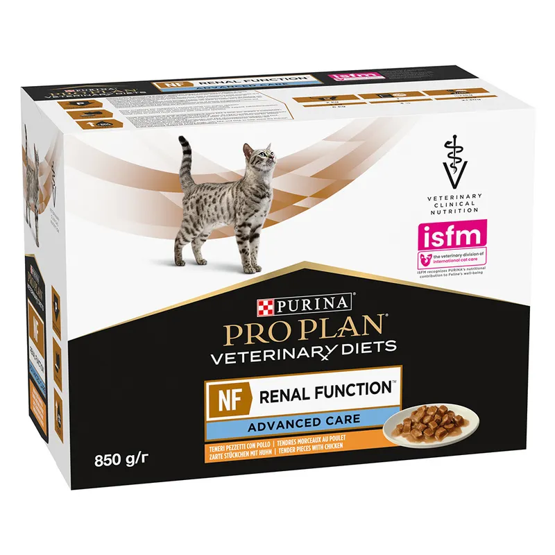 315398_pla_purina_proplan_veterinarydiets_feline_nf_advance_care_huhn_10x85g_hs_01_3 PURINA PRO PLAN Veterinary Diets Feline NF Advance Care Κοτόπουλο - Image 1