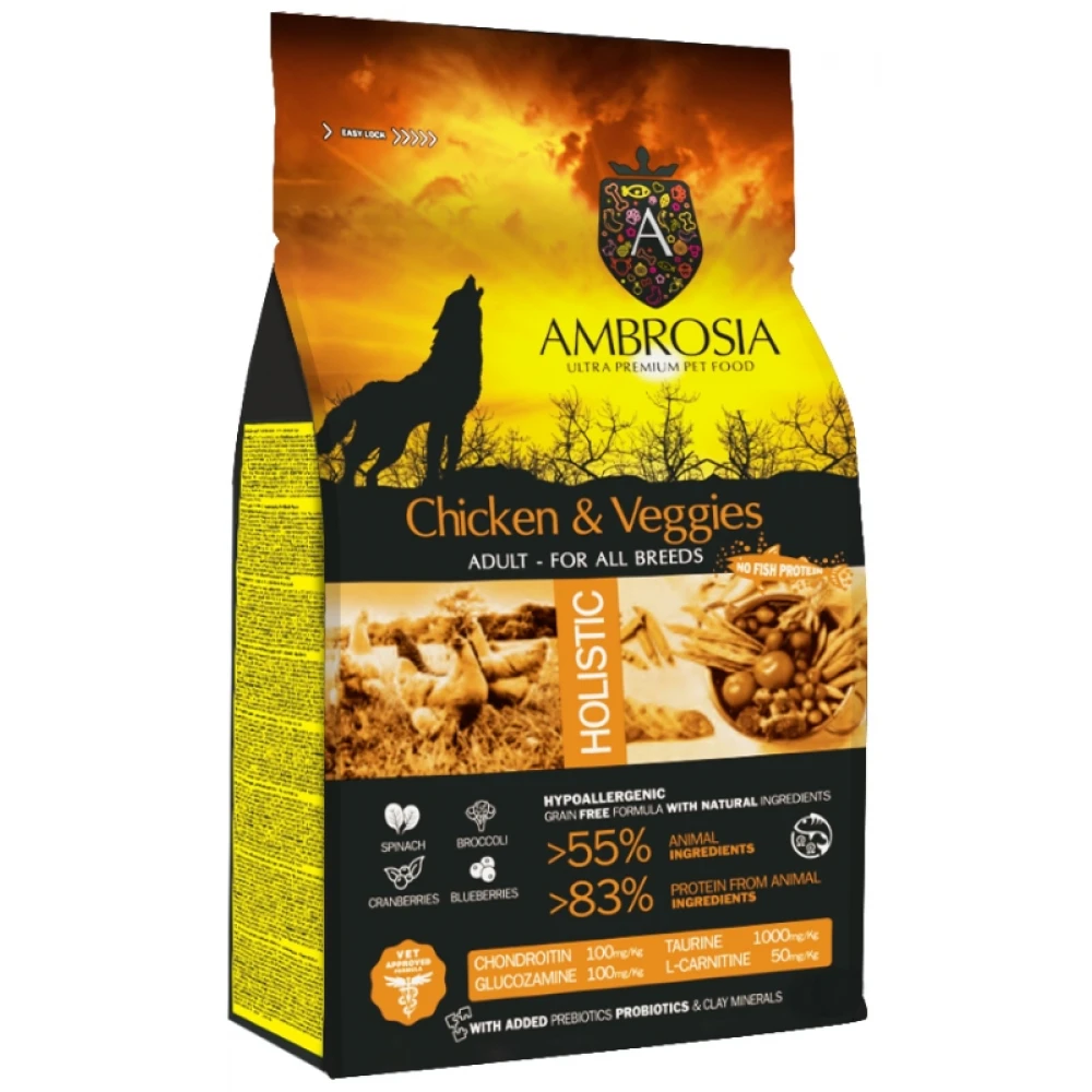 Ambrosia Adult Chicken and Veggies-1000x1000h Ambrosia Chicken & Vegies Adult - Image 1