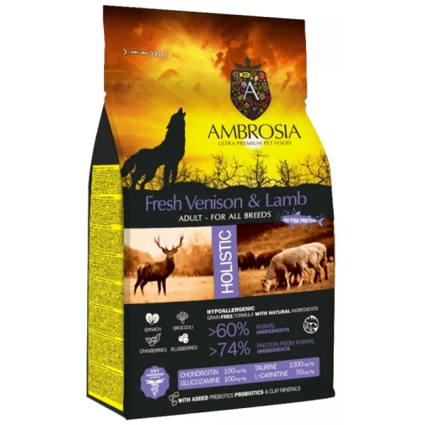 Ambrosia Venison & Lamb Adult