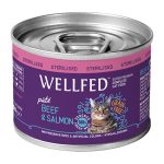 Wellfed Sterilised Βοδινό & Σολομός σε Πατέ