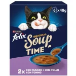 FELIX® Soup Time Πολυσυσκευασία με Βοδινό, Κοτόπουλο και Τόνο