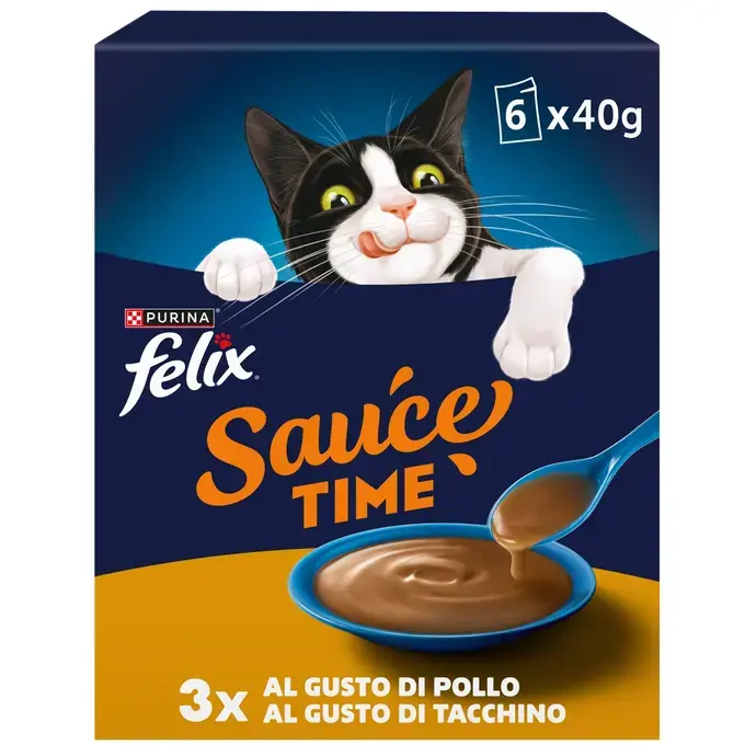 08445291990104_h1c1_it_444461541.jpg FELIX® Sauce Time με Κοτόπουλο και Γαλοπούλα - Image 1