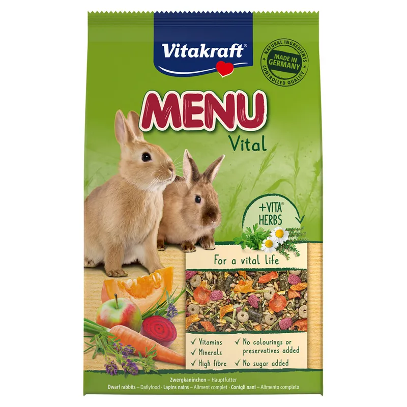 53315_pla_vitakraft_zwergkaninchen_menue_vital_5kg_hs_01_8 Vitakraft Meny Vital for Dwarf Rabbits - Image 1