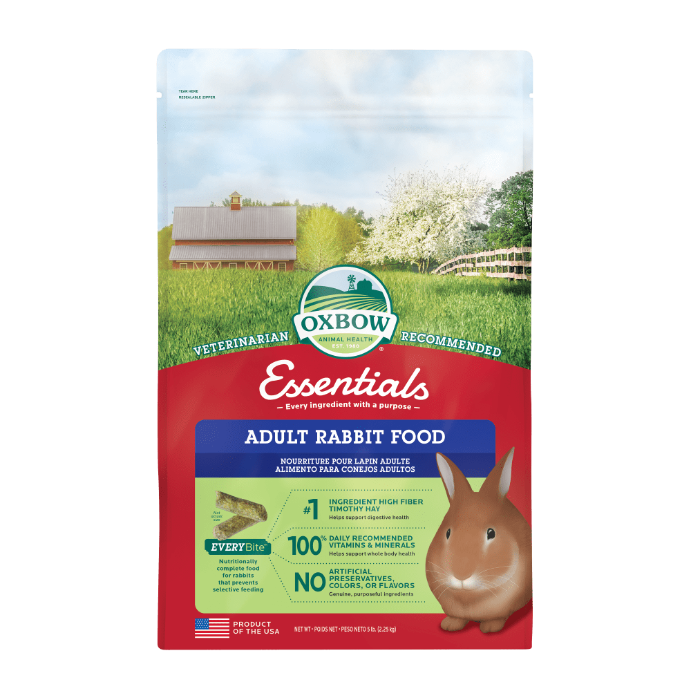 744845-40288_8_Essentials_Adult_Rabbit_5lb_main Oxbow Essentials Adult Rabbit Food - Image 1